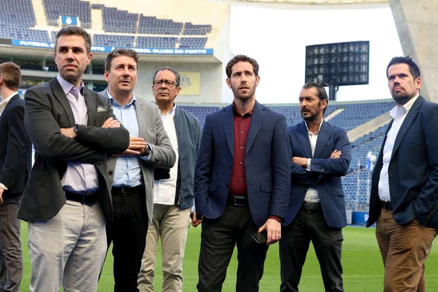 A delagação da FIFA presente no Estádio do Dragão