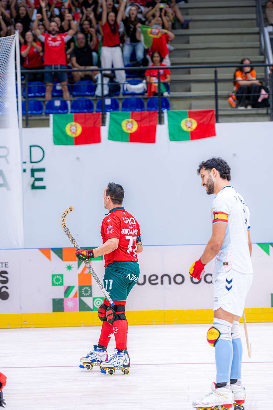 Gonçalo Alves celebra el gol del empate