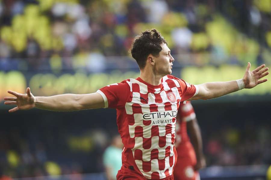 Ladislav Krejčí se raduje z vyrovnávacího gólu proti Villarrealu