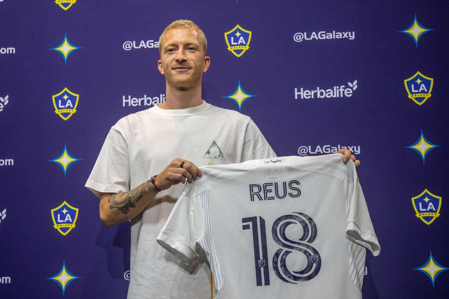 Marco Reus vil nu bære nummer 18 i Los Angeles.