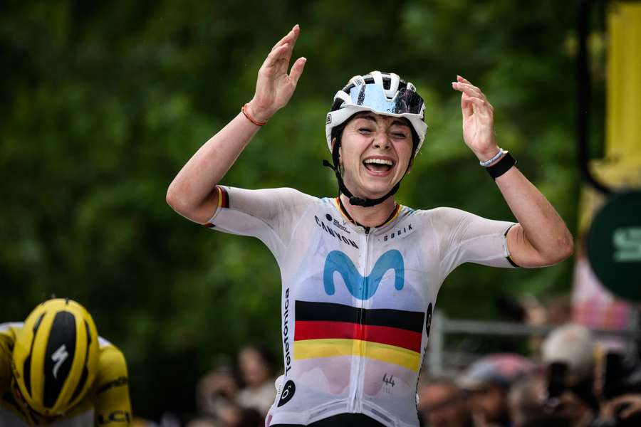 Liane Lippert heeft de zesde etappe van de Giro d'Italia gewonnen.