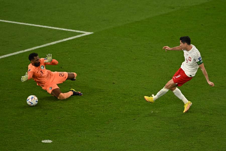 O golo de Lewandowski a sentenciar o resultado