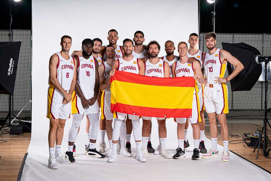 Foto de la selección española antes de los Juegos de París