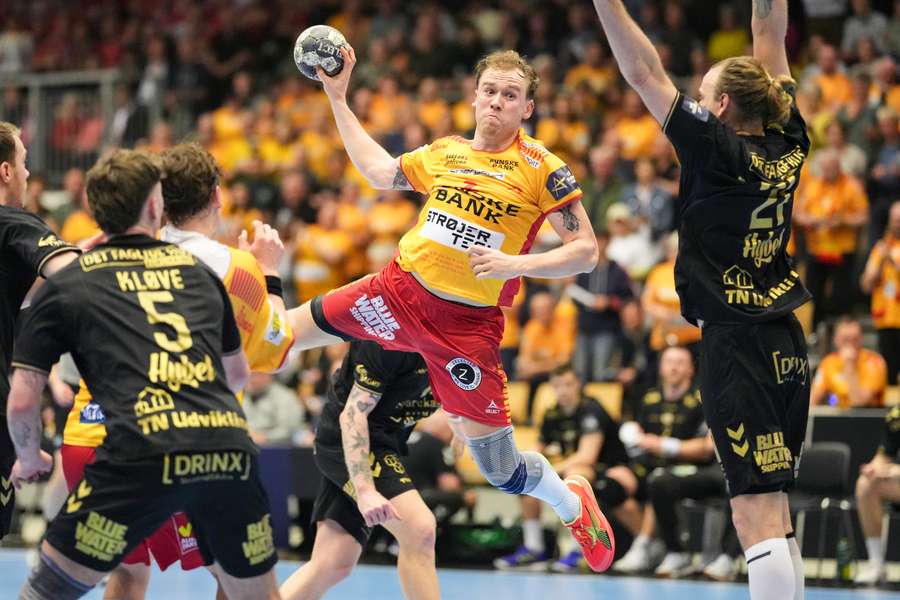Simon Pytlick blev kampens topscorer med otte scoringer.