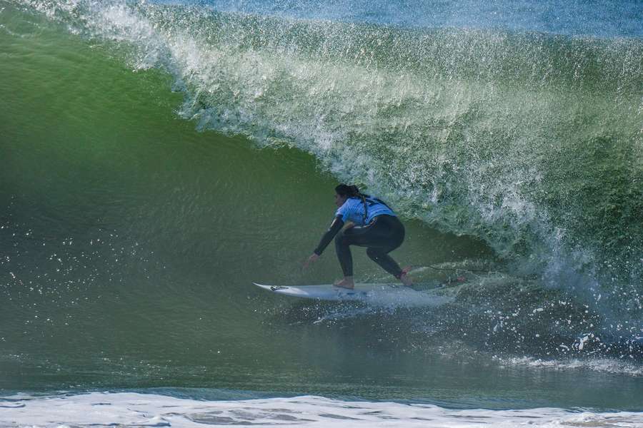 Surfista portuguesa Francisca Veselko Surfista portuguesa Francisca Veselko