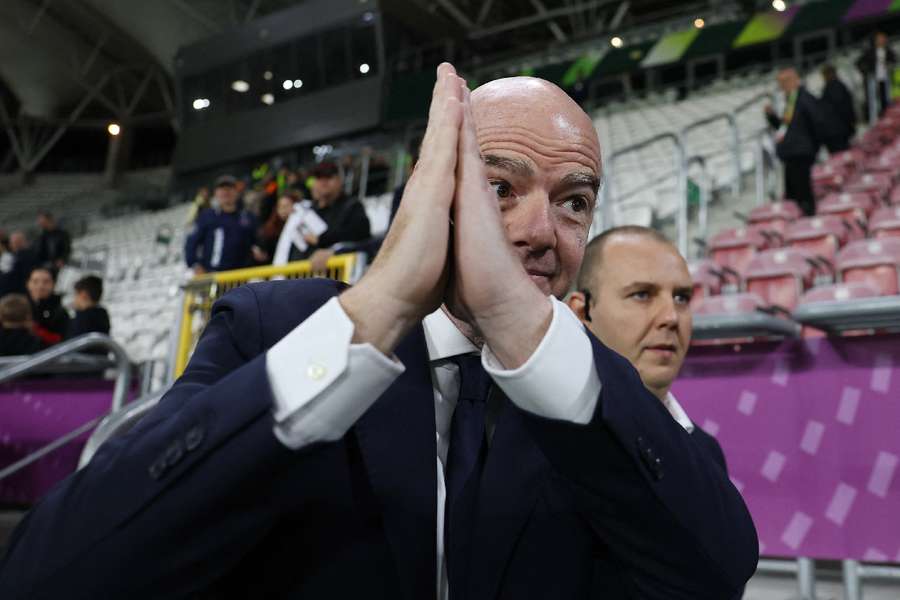 Infantino is expected to be re-elected Infantino is expected to be re-elected
