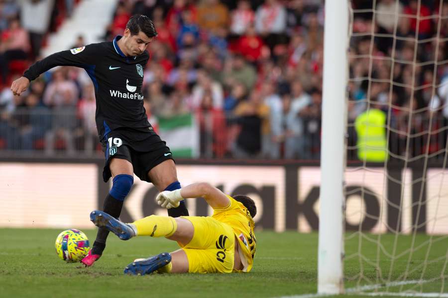 Alvaro Morata contro l'Almeria
