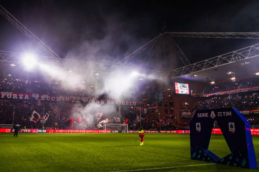 Lo stadio Marassi di Genoa