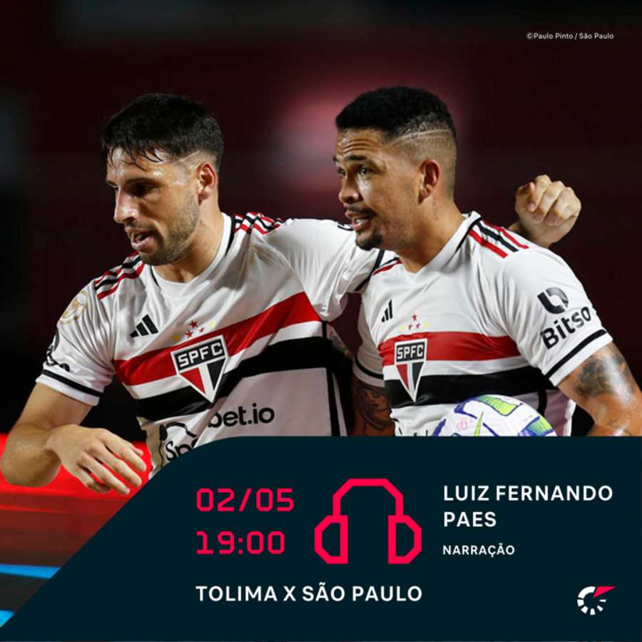 São Paulo vai até Ibague (COL) enfrentar o Tolima