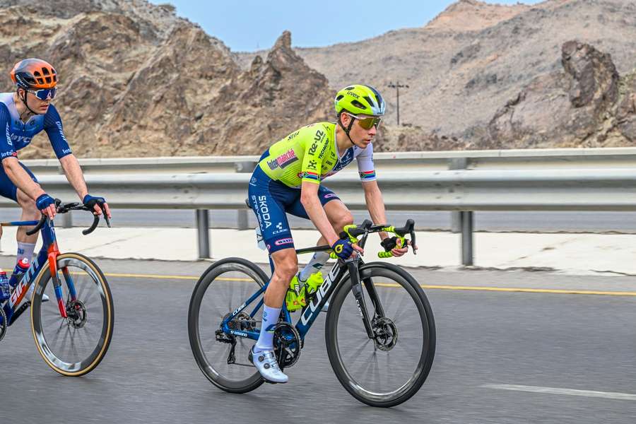 Louis Meintjes op de fiets