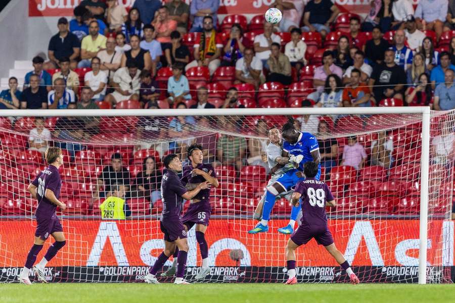 João Costa em ação diante do Gil Vicente