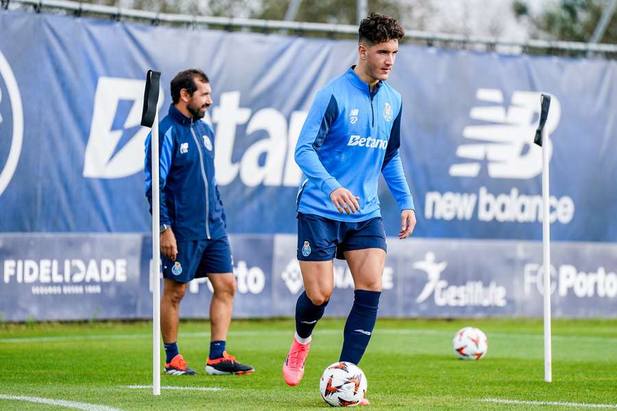 Deniz Gül no treino do FC Porto