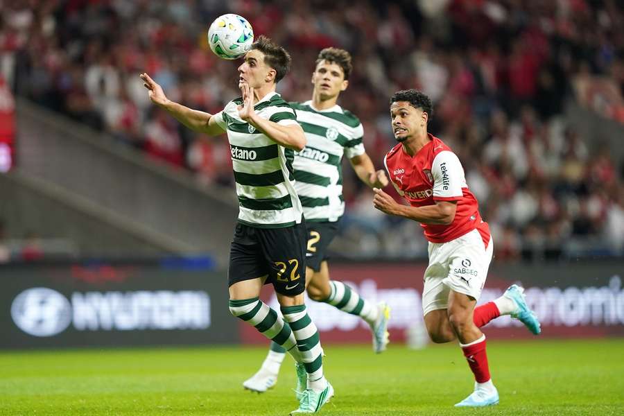 Fresneda em ação no SC Braga-Sporting Fresneda em ação no SC Braga-Sporting