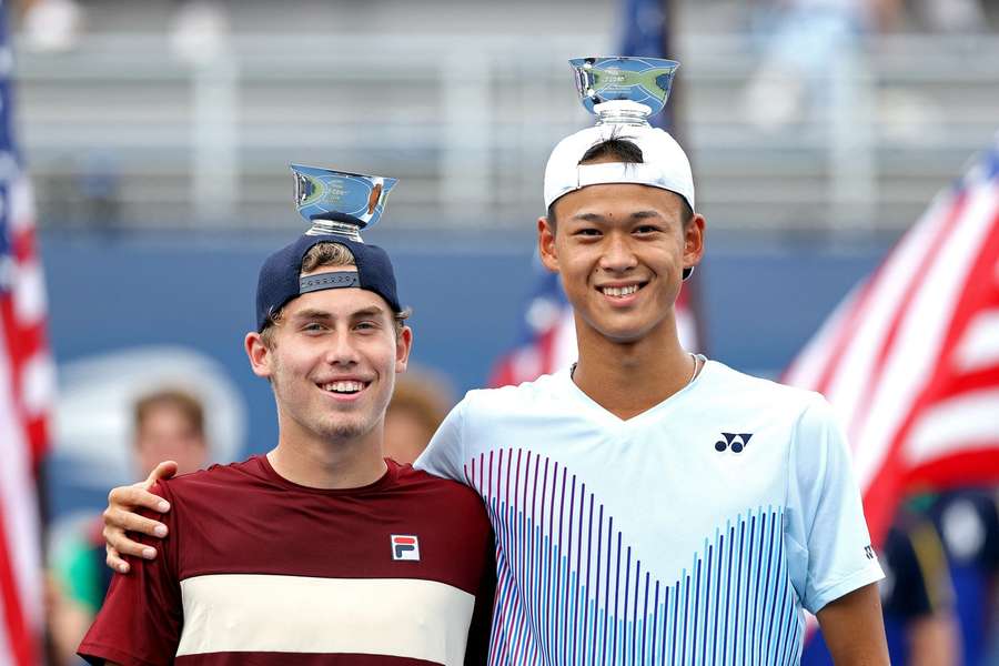 Maxim Mrva a Rei Sakamoto na US Open vyhráli čtyřhru juniorů