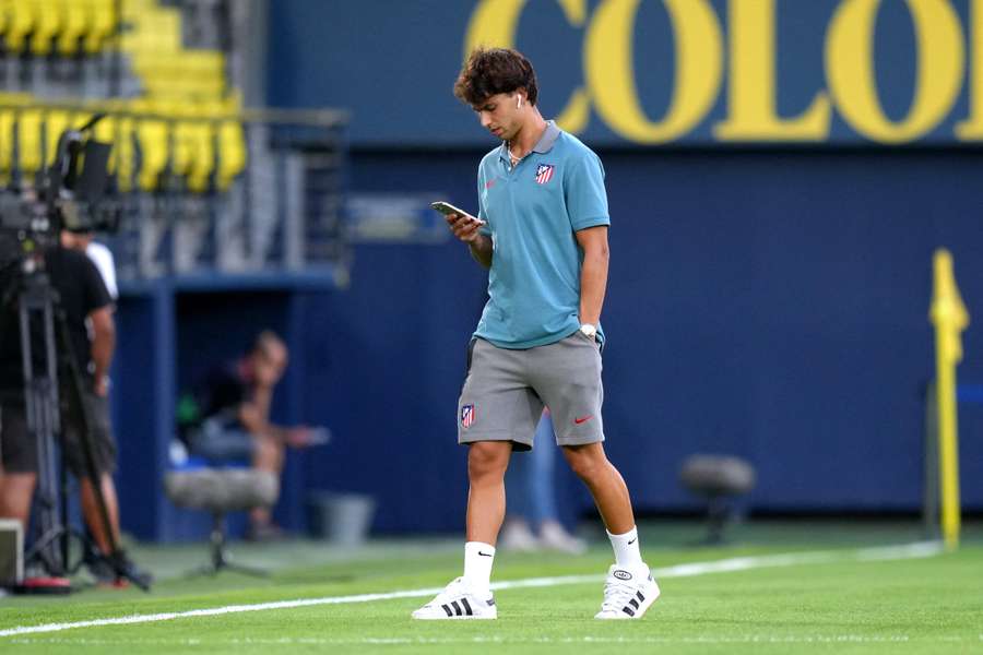 Joao Félix el lunes en La Cerámica