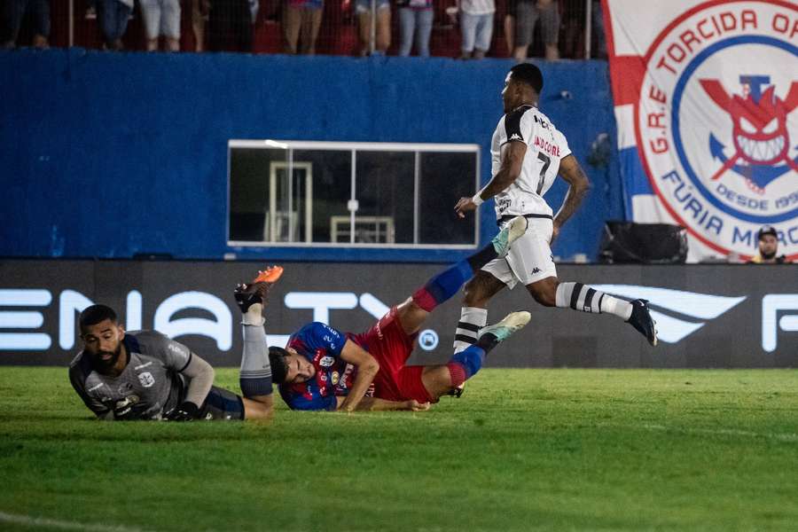 David marcou o terceiro do Vasco contra o Marcílio Dias