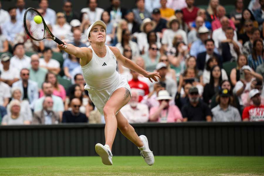 Svitolina in action