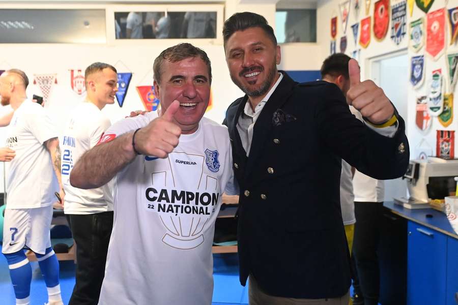 Ciprian Marica, alături de Gheorghe Hagi