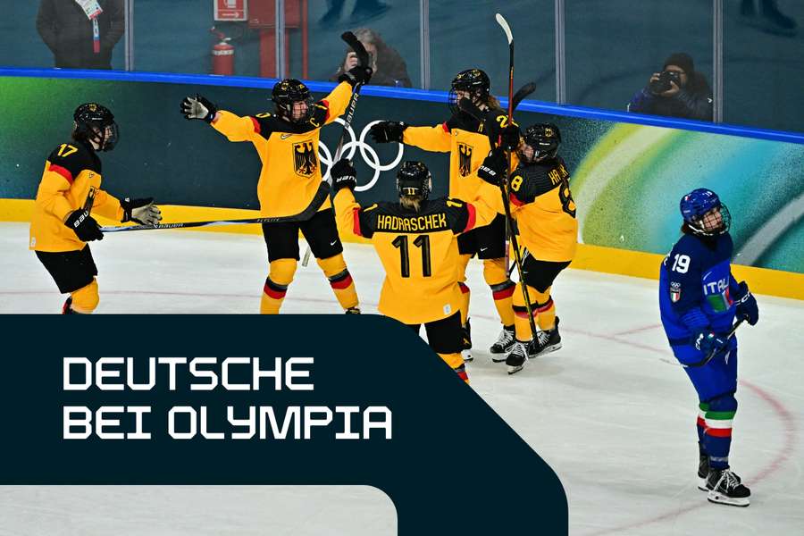 Olympia am Freitag, 13. Februar: Die deutschen Eishockey-Damen sind auf Medaillenkurs.