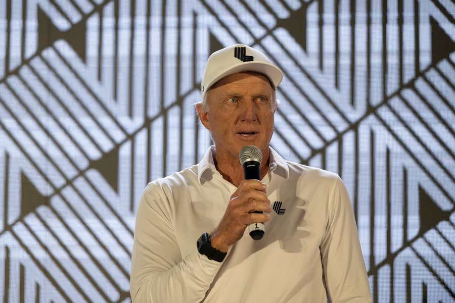 Greg Norman, diretor executivo da LIV Golf