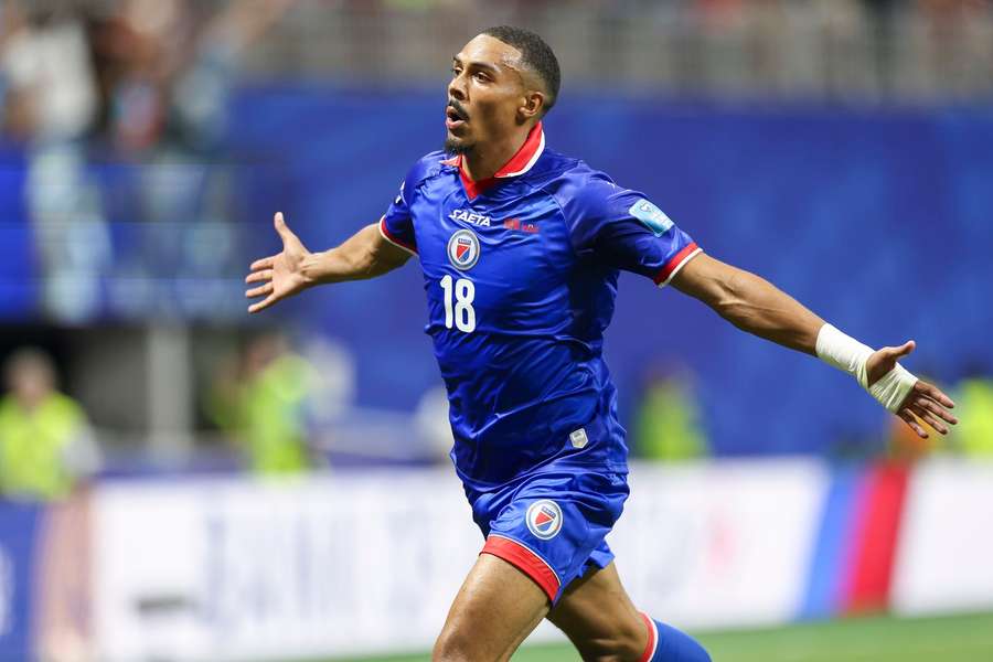 L’attaquant de Sunderland Wilson Isidor à l’œuvre avec Haïti. L’attaquant de Sunderland Wilson Isidor à l’œuvre avec Haïti.