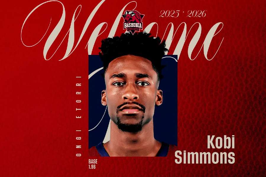 El Baskonia se refuerza con el base Kobi Simmons con un contrato temporal