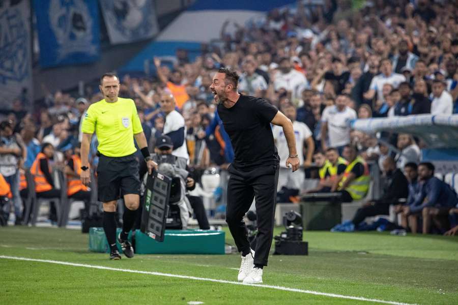 De Zerbi, sancionado con un partido por su expulsión ante el PSG