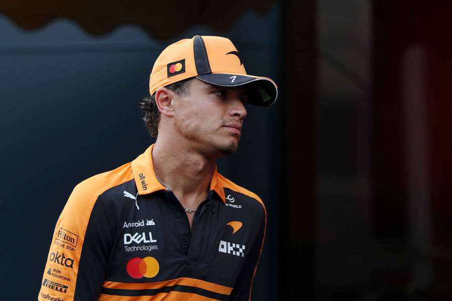 Jezdec McLarenu Lando Norris.