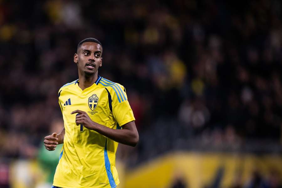 Alexander Isak scored on his most recent Sweden appearance in March