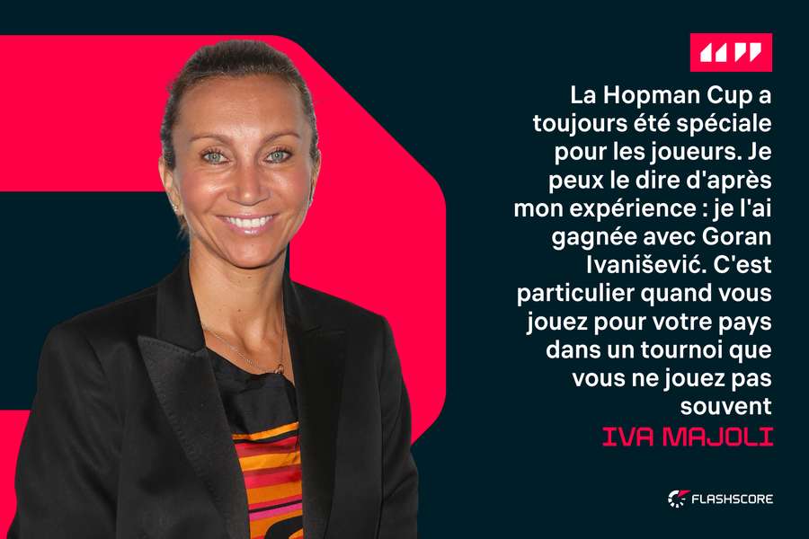 Iva Majoli dirige un tournoi qu'elle a remporté Iva Majoli dirige un tournoi qu'elle a remporté