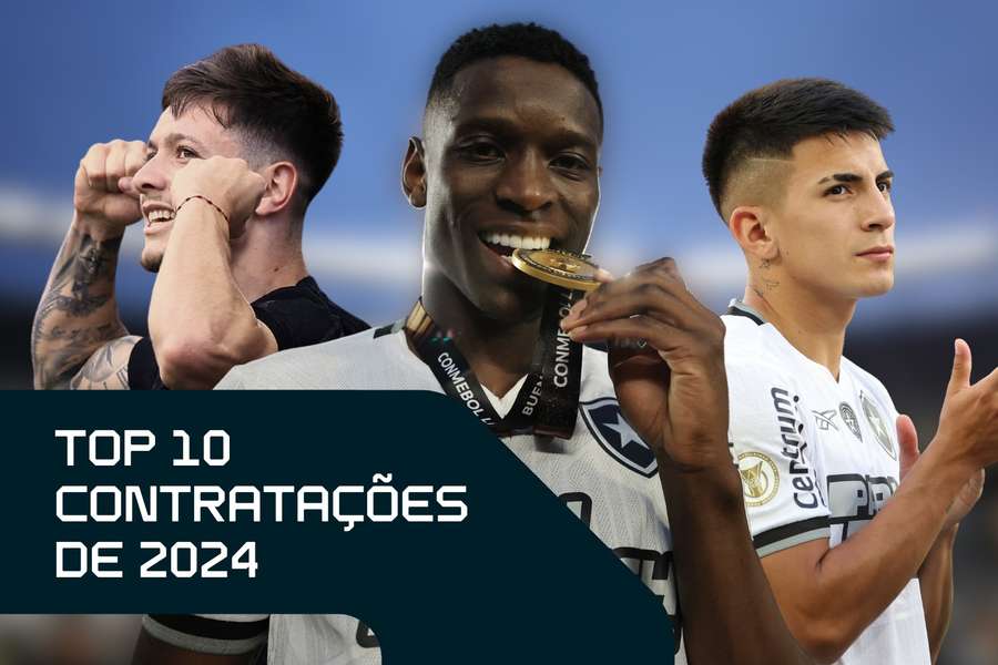 Luiz Henrique, Almada e Garro foram as melhores contratações no Brasil em 2024