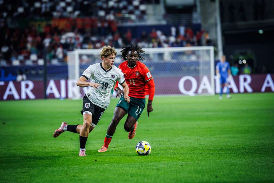 Österreichs U17 verliert im WM-Finale gegen Portugal Österreichs U17 verliert im WM-Finale gegen Portugal