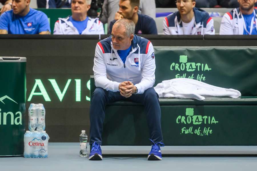 Kapitán slovenského tímu Tibor Tóth.
