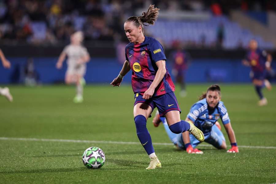 Ewa Pajor strzela gola w kolejnym meczu Ligi Mistrzyń, Barcelona pokonuje Benficę Ewa Pajor strzela gola w kolejnym meczu Ligi Mistrzyń, Barcelona pokonuje Benficę