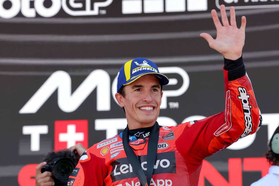 Marc Marquez en Aragon.