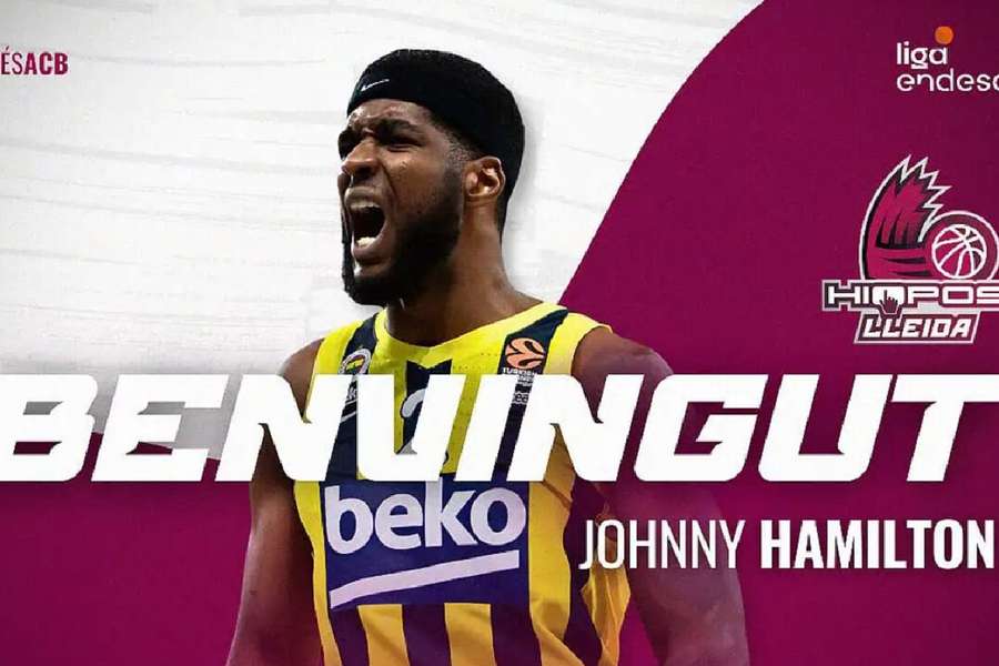 Johnny Hamilton, nuevo jugador del Hiopos Lleida