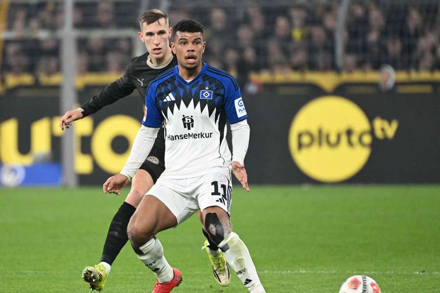 Königsdörffer beim 2:3 gegen Dortmund am Samstag.