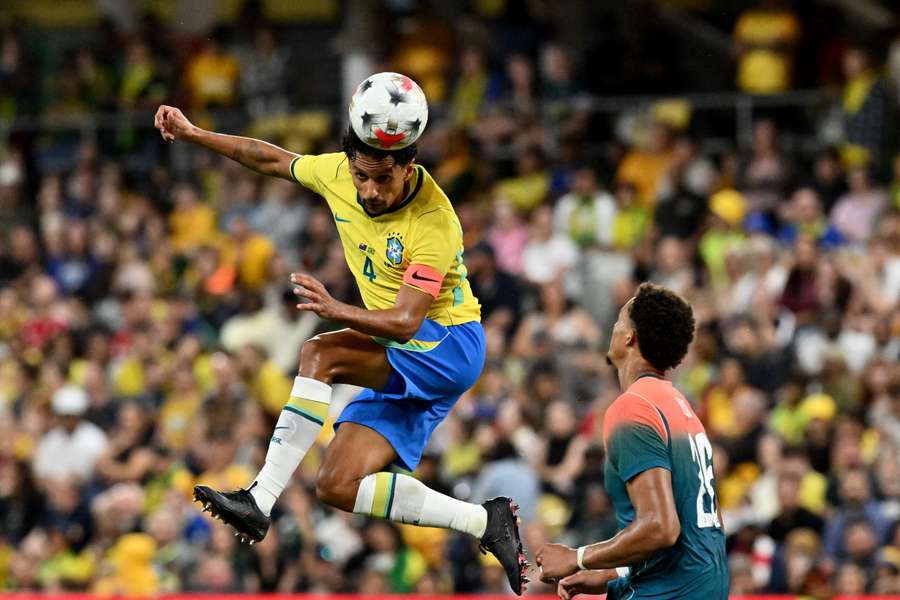 Marquinos, difensore e capitano del Brasile Marquinos, difensore e capitano del Brasile