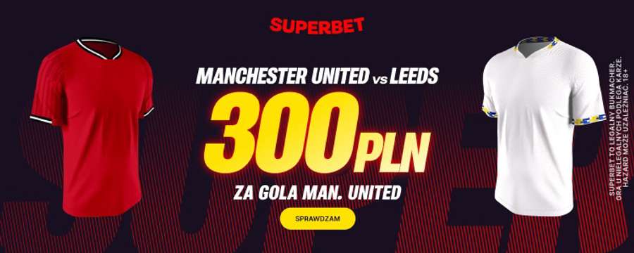 300 zł za gola Manchesteru United
