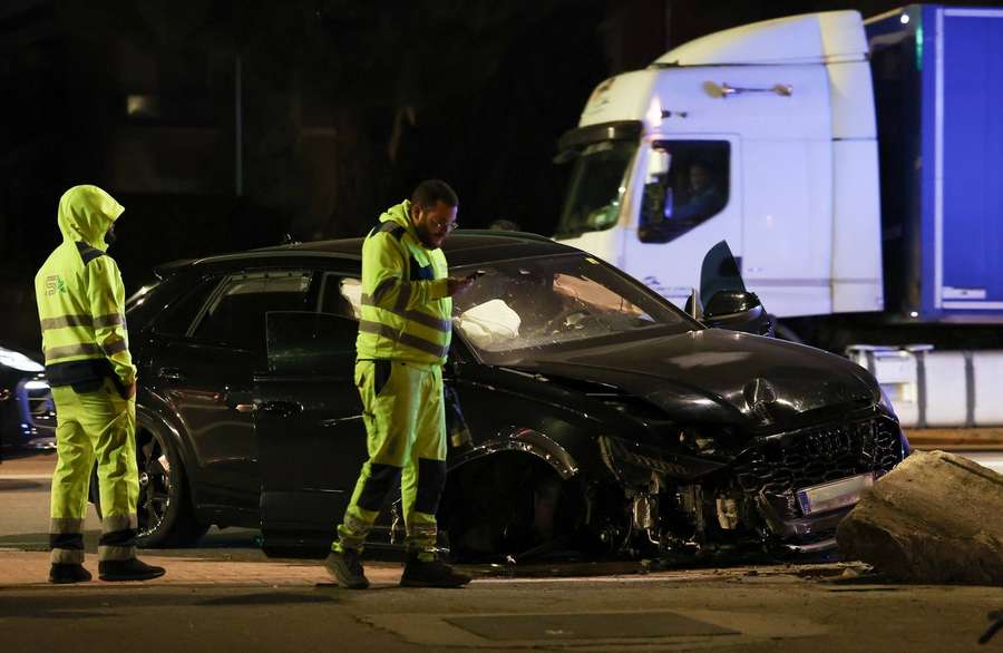 Balotelli, implicat în accident