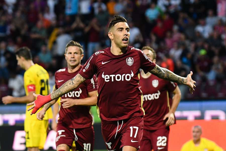 Jefte Betancor a înscris 2 goluri în acest sezon pentru CFR Cluj