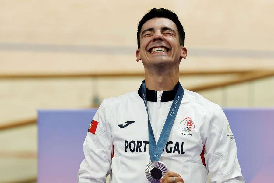 Iúri Leitão em representação de Portugal