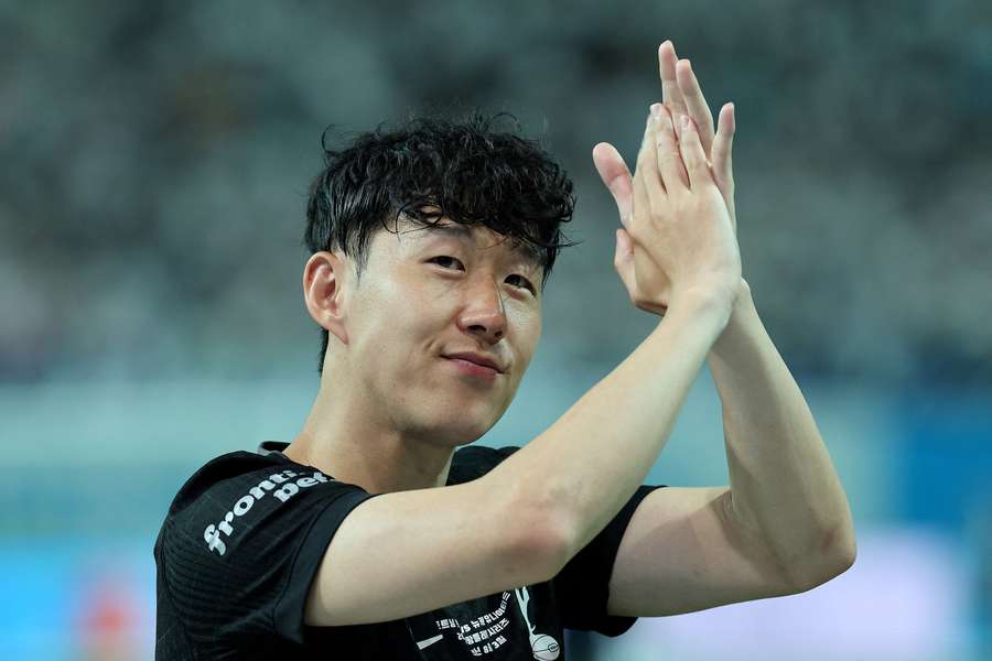 Heung-Min Son war sichtlich gerührt.