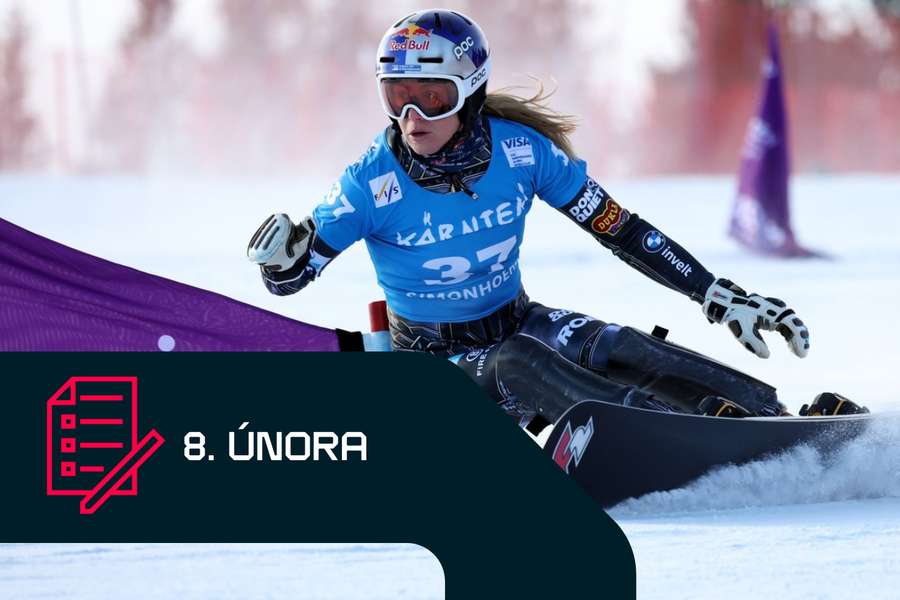 Ester Ledecká je hlavní favoritkou paralelního slalomu snowboardistek.