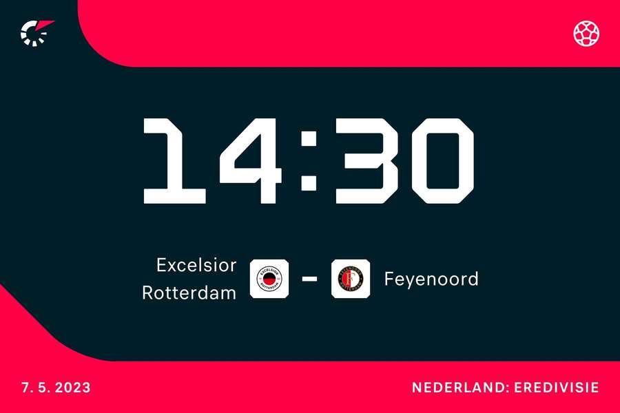 14:30: Excelsior - Feyenoord