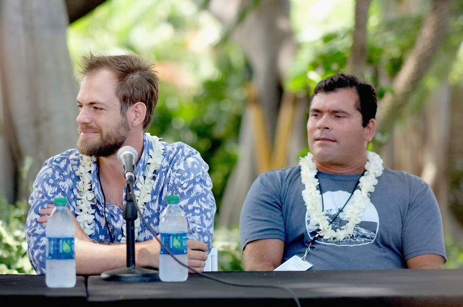 Marcio Freire (rechts) hier neben Filmregisseur Bob van de Gronde bei der Eröffnung eines Filmfestivals.