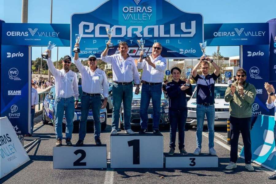 Guido Guerrini e Artur Prusak celebram o triunfo