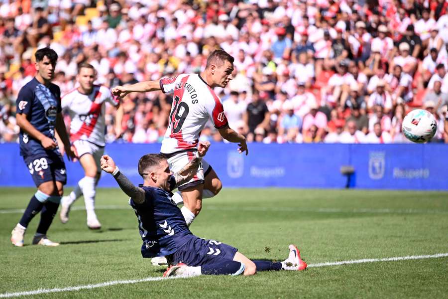 De Frutos igualó para el Rayo
