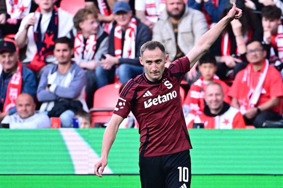 Jan Kuchta vstřelil poprvé branku Slavii. Komu ji ještě nedokázal dát? Jan Kuchta vstřelil poprvé branku Slavii. Komu ji ještě nedokázal dát?