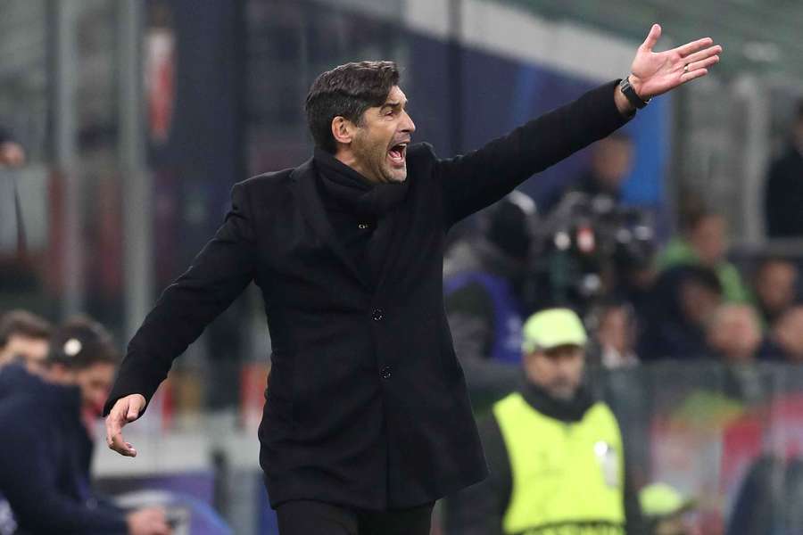 Paulo Fonseca durante Milan-Stella Rossa